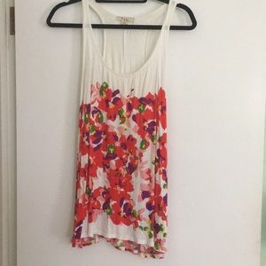 Floral tank top